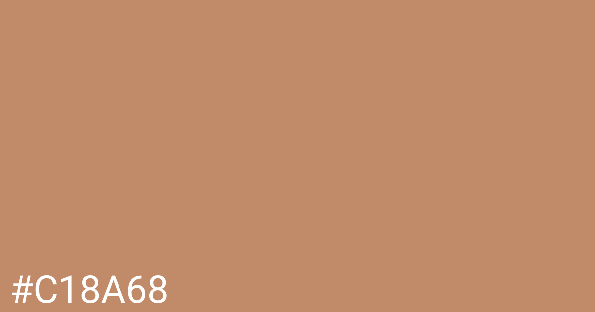 Hex color #c18a68 graphic