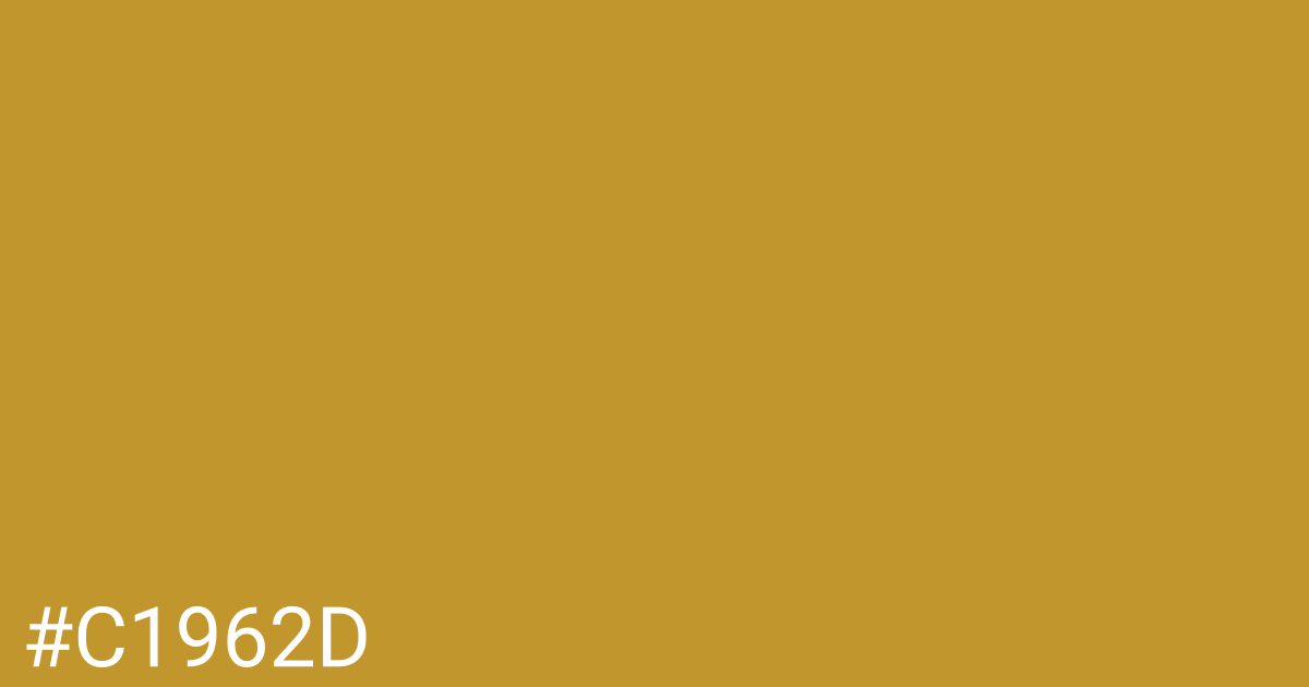 Hex color #c1962d graphic