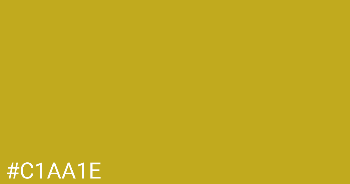 Hex color #c1aa1e graphic