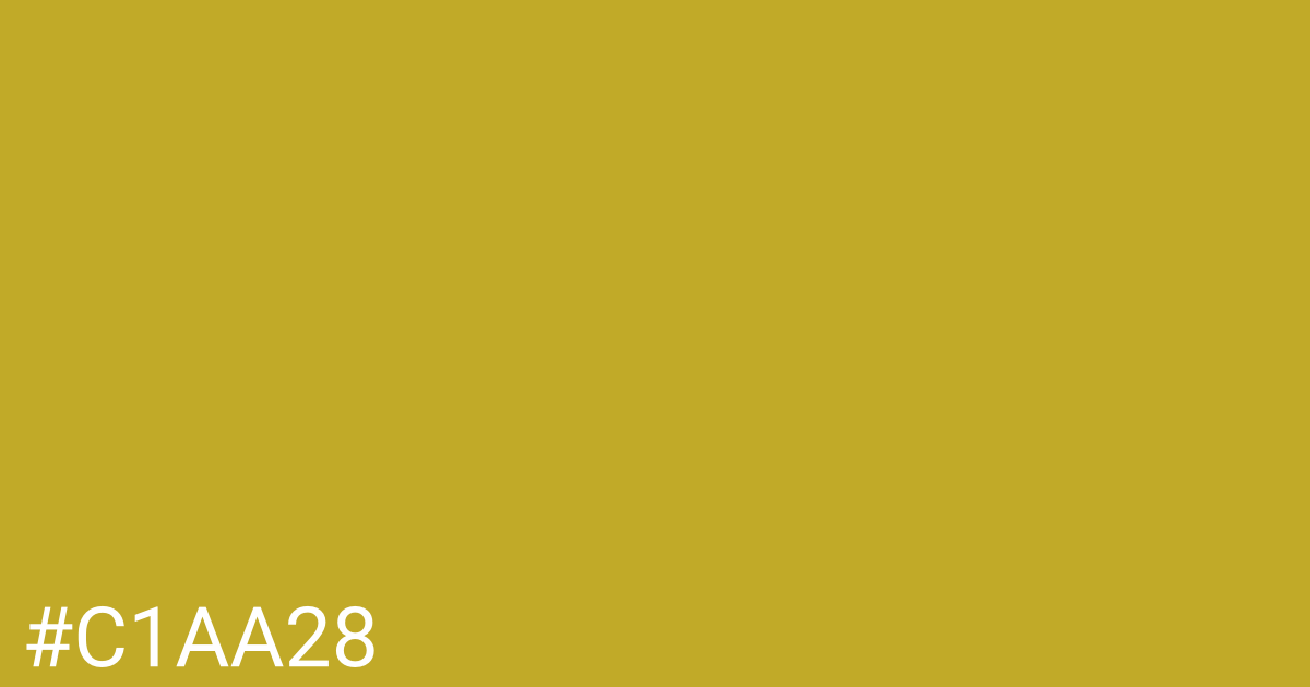 Hex color #c1aa28 graphic