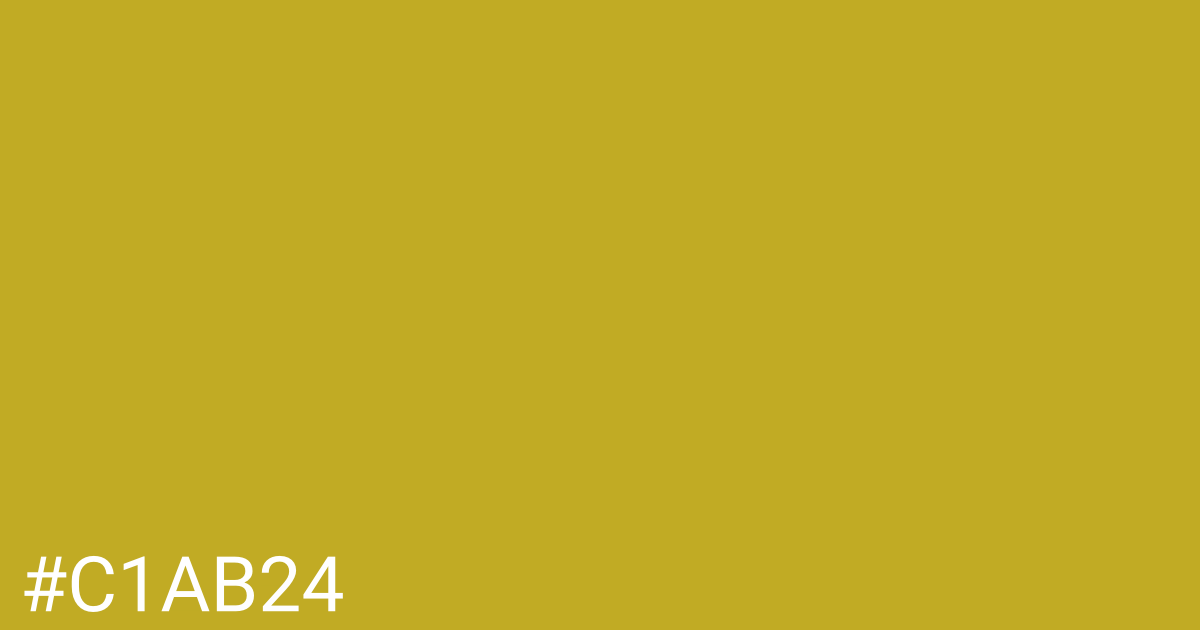 Hex color #c1ab24 graphic