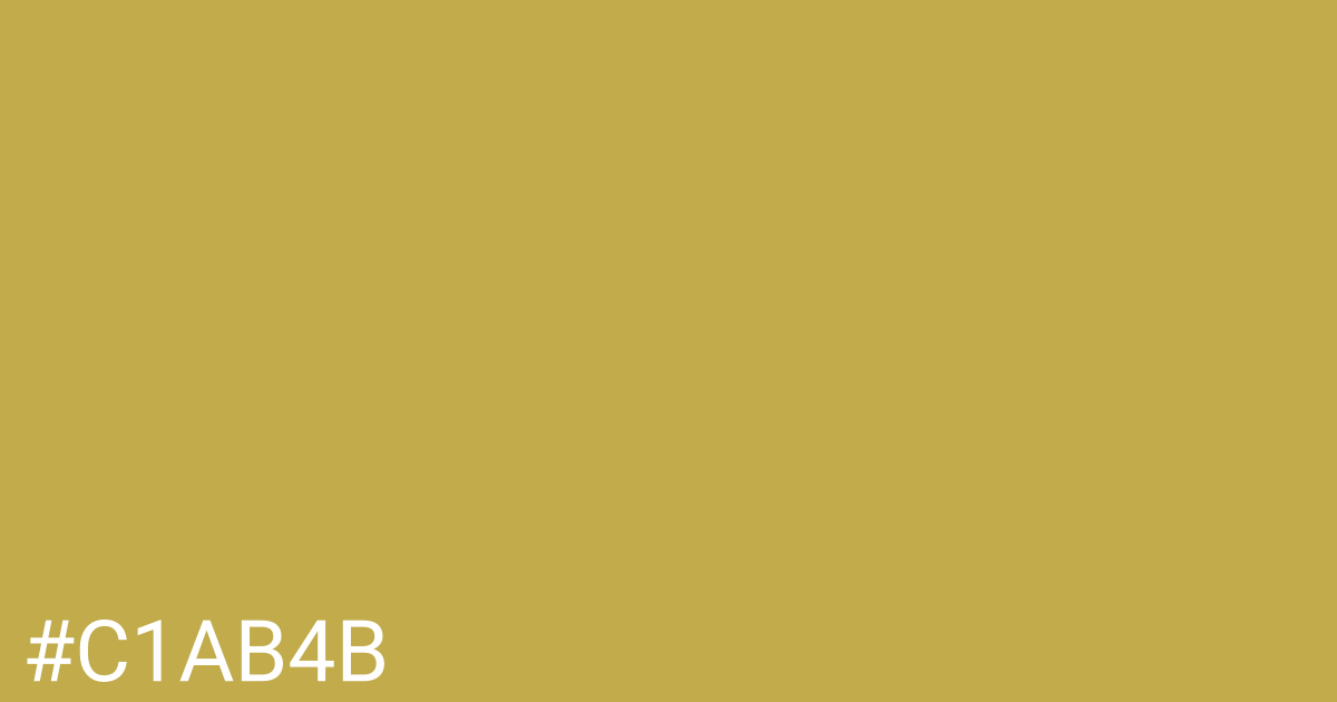 Hex color #c1ab4b graphic