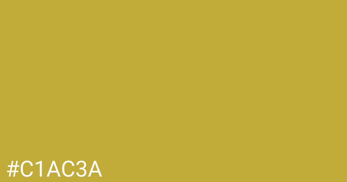 Hex color #c1ac3a graphic