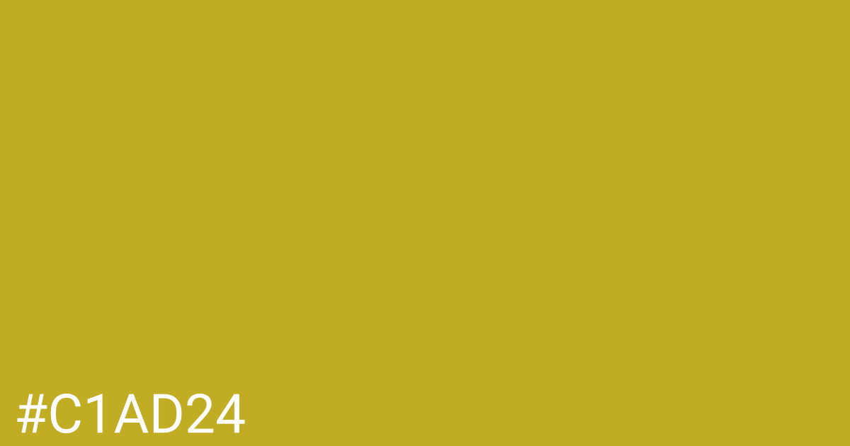 Hex color #c1ad24 graphic