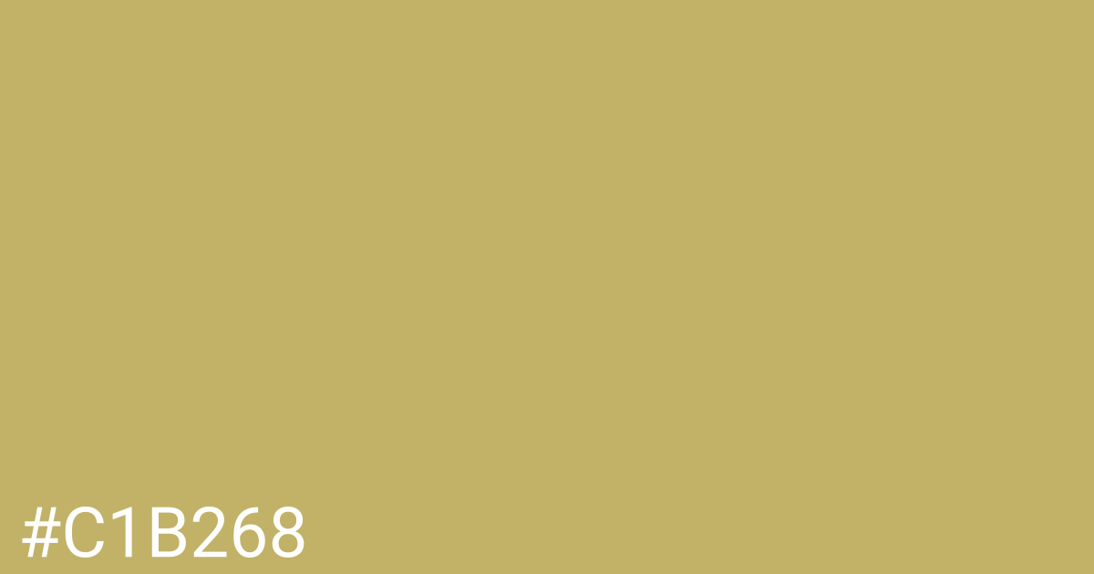 Hex color #c1b268 graphic