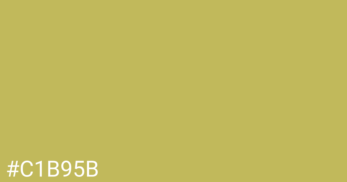 Hex color #c1b95b graphic