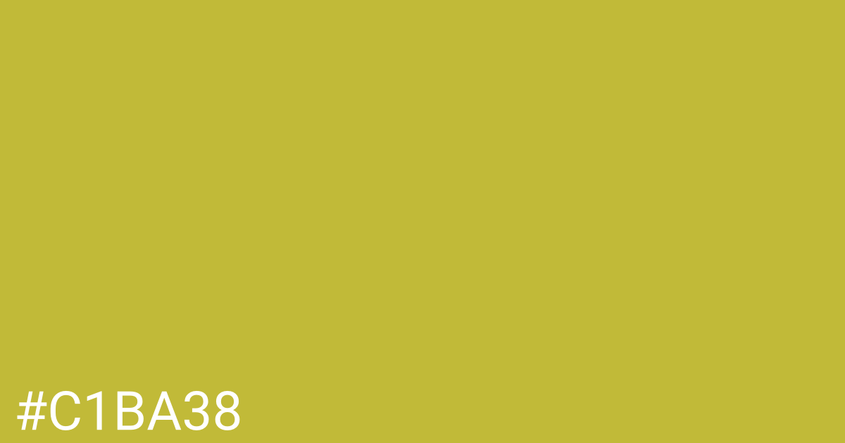 Hex color #c1ba38 graphic