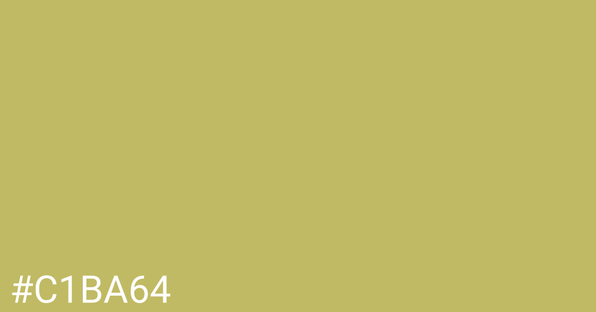 Hex color #c1ba64 graphic