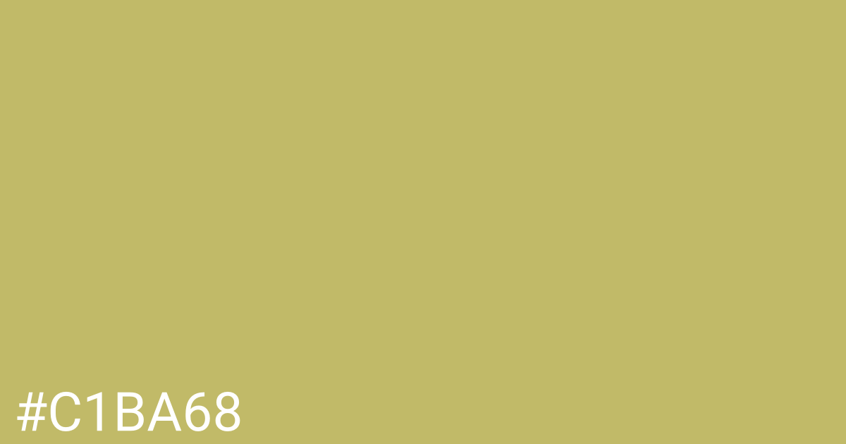 Hex color #c1ba68 graphic