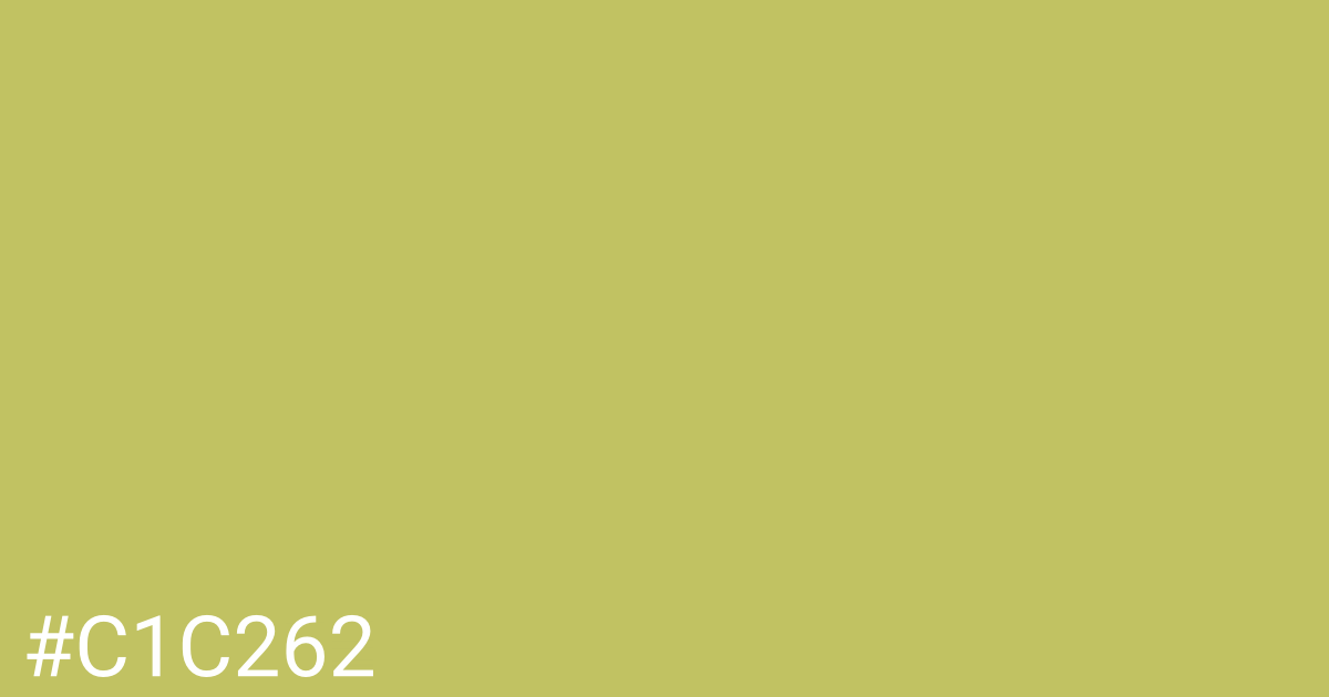 Hex color #c1c262 graphic
