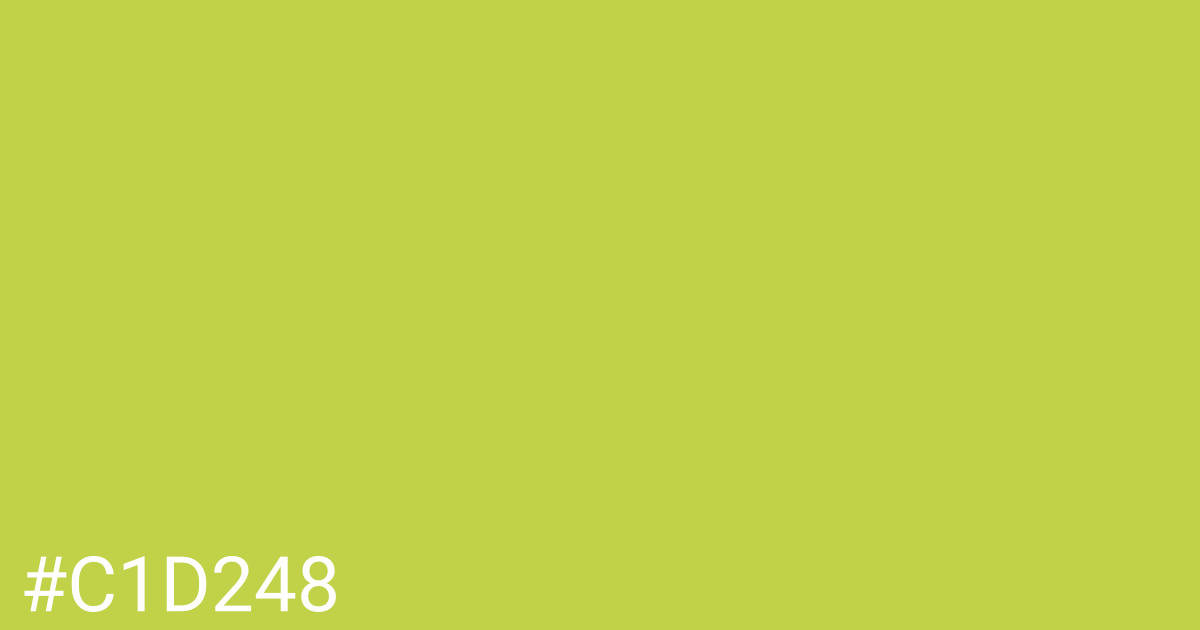 Hex color #c1d248 graphic
