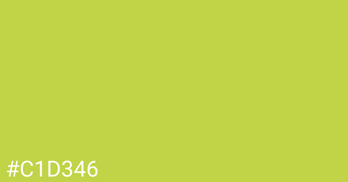 Hex color #c1d346 graphic