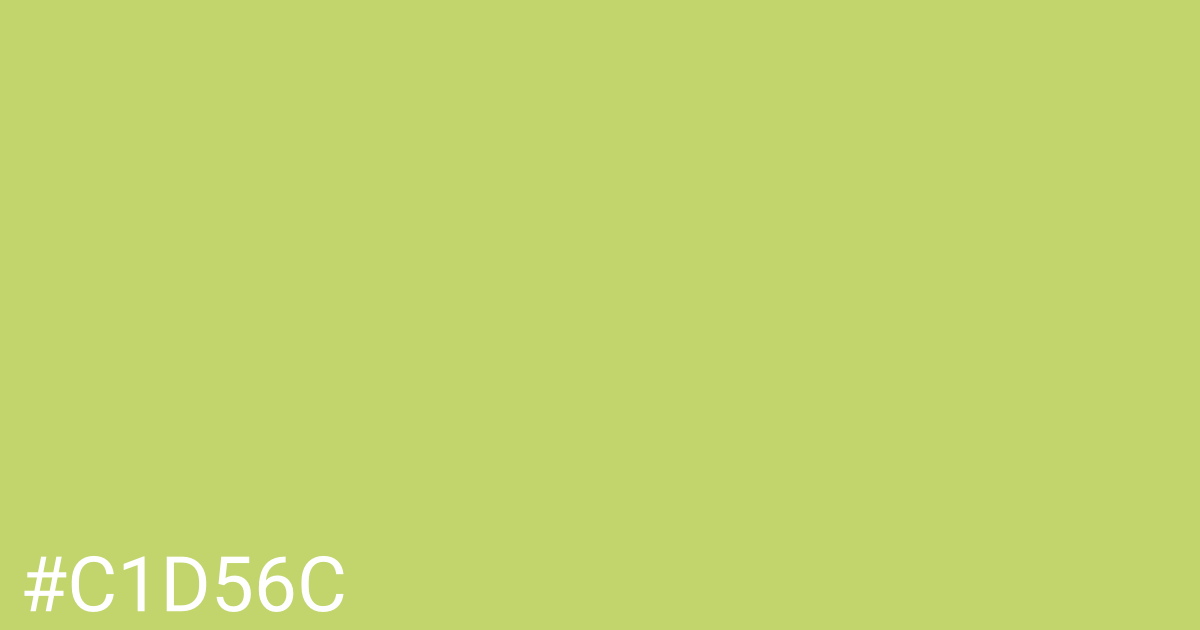 Hex color #c1d56c graphic