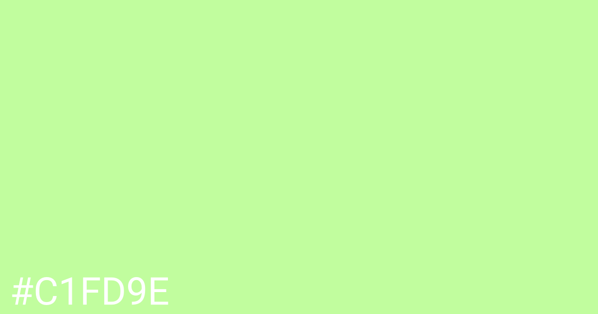 Hex color #c1fd9e graphic