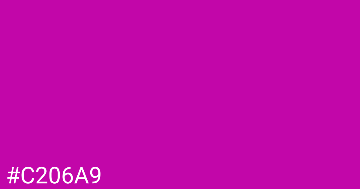 Hex color #c206a9 graphic