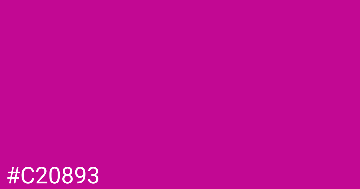 Hex color #c20893 graphic