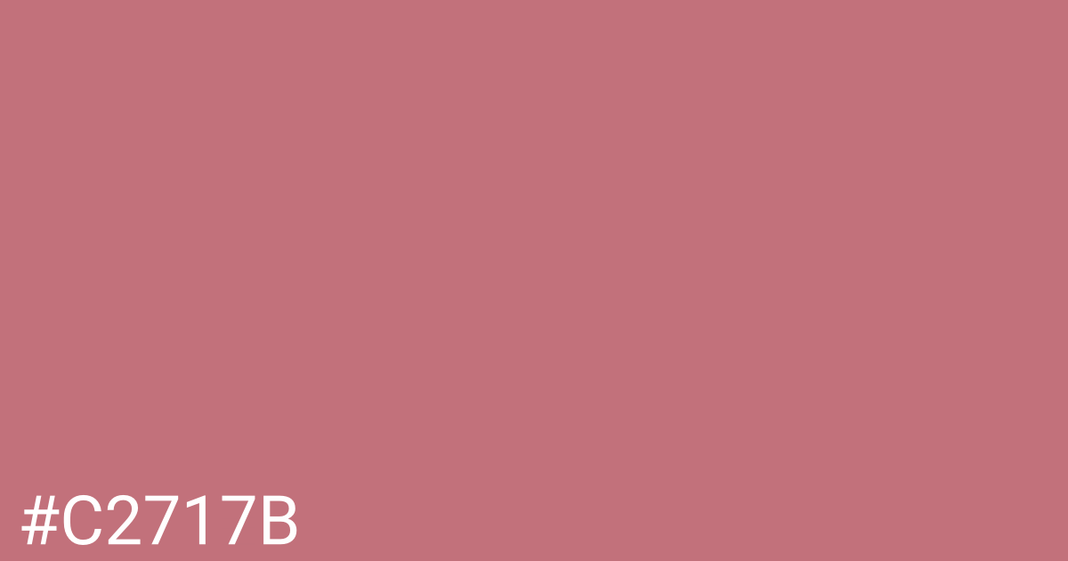 Hex color #c2717b graphic