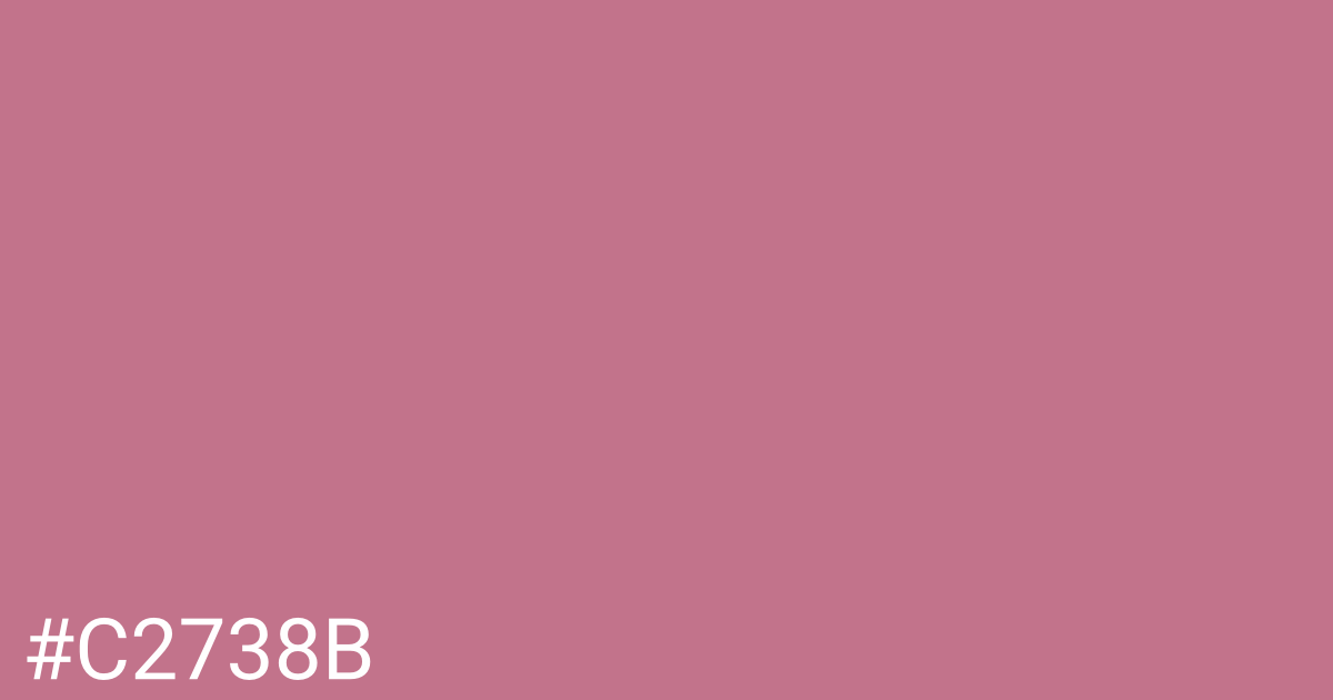 Hex color #c2738b graphic