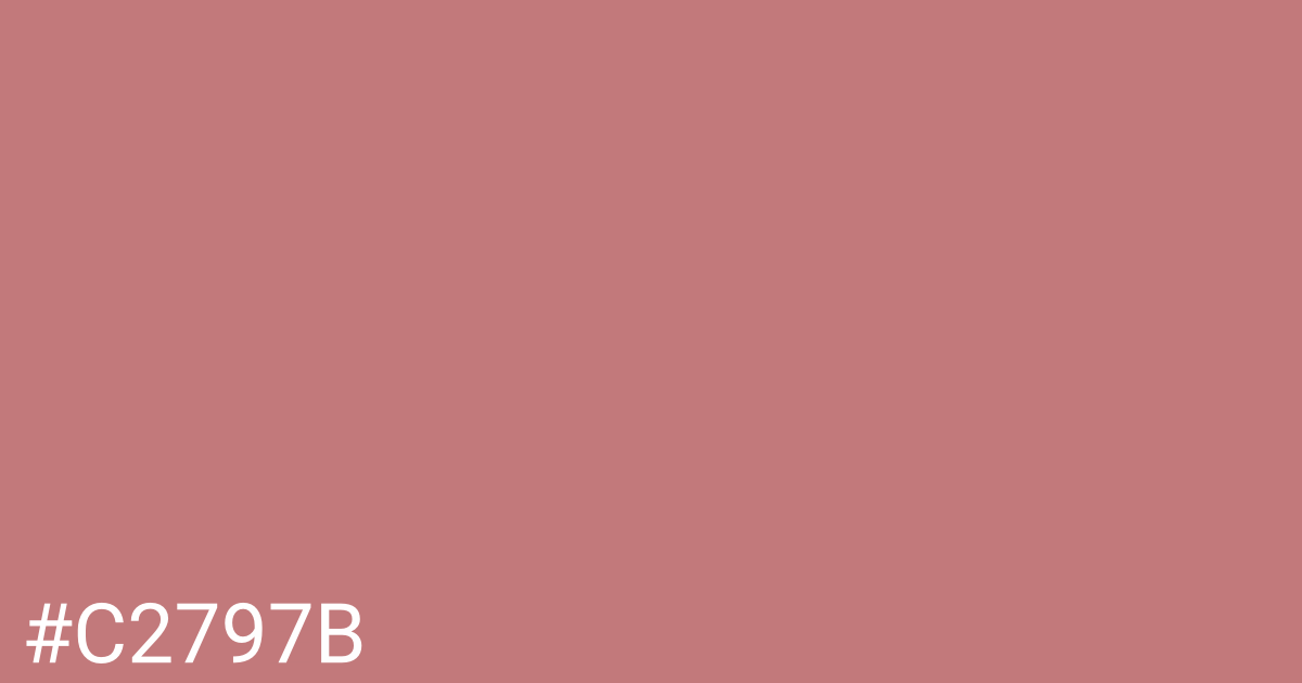 Hex color #c2797b graphic