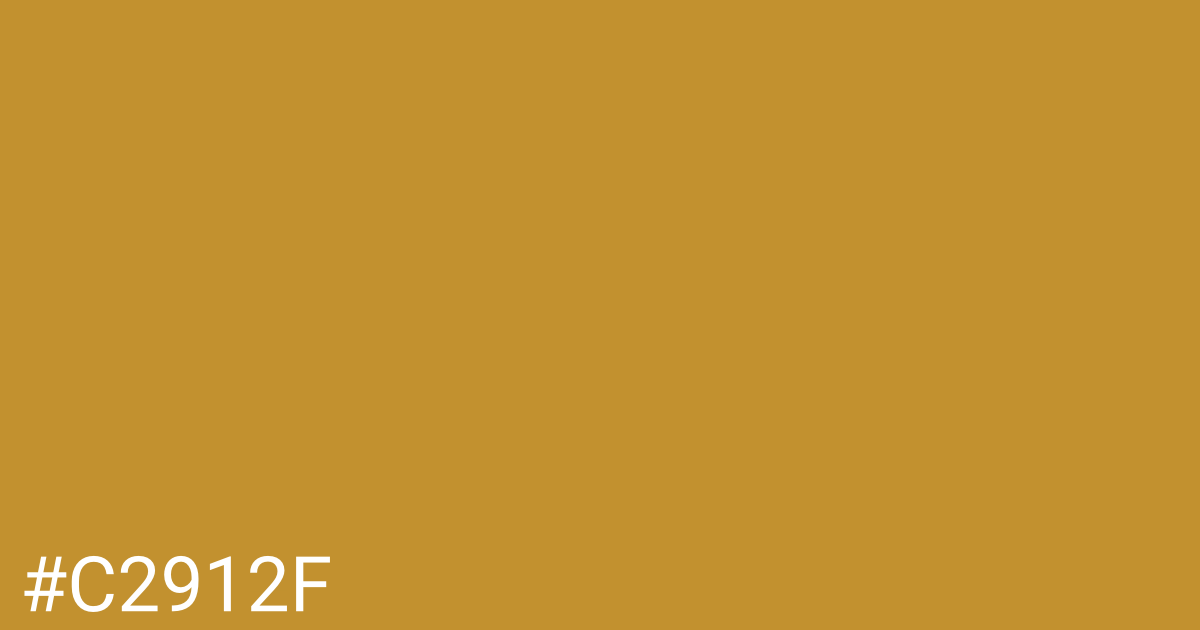Hex color #c2912f graphic