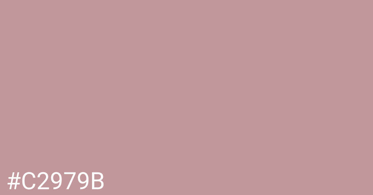 Hex color #c2979b graphic