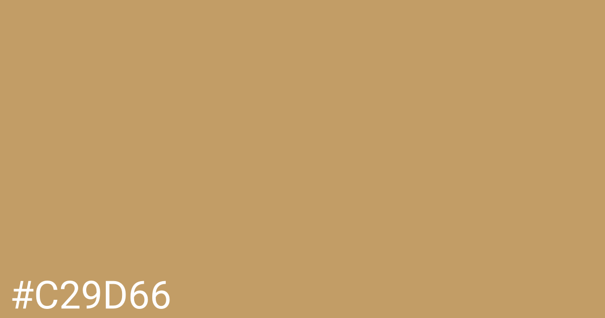 Hex color #c29d66 graphic