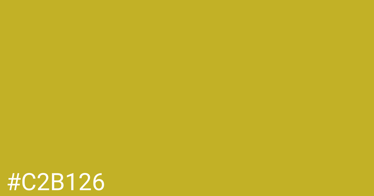 Hex color #c2b126 graphic