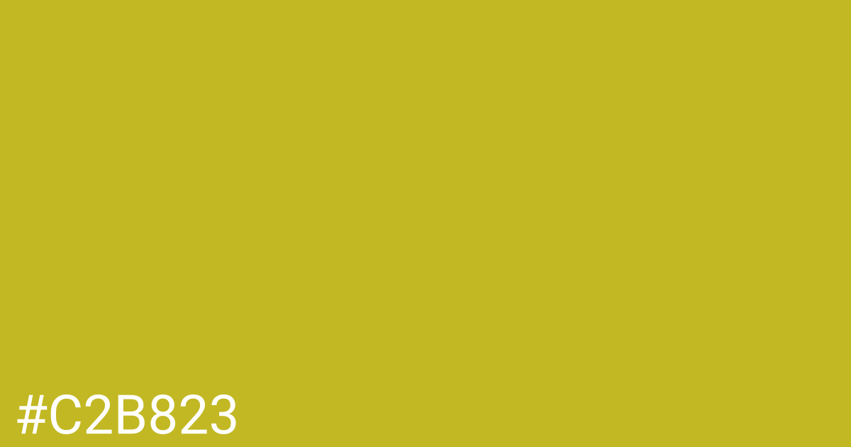 Hex color #c2b823 graphic