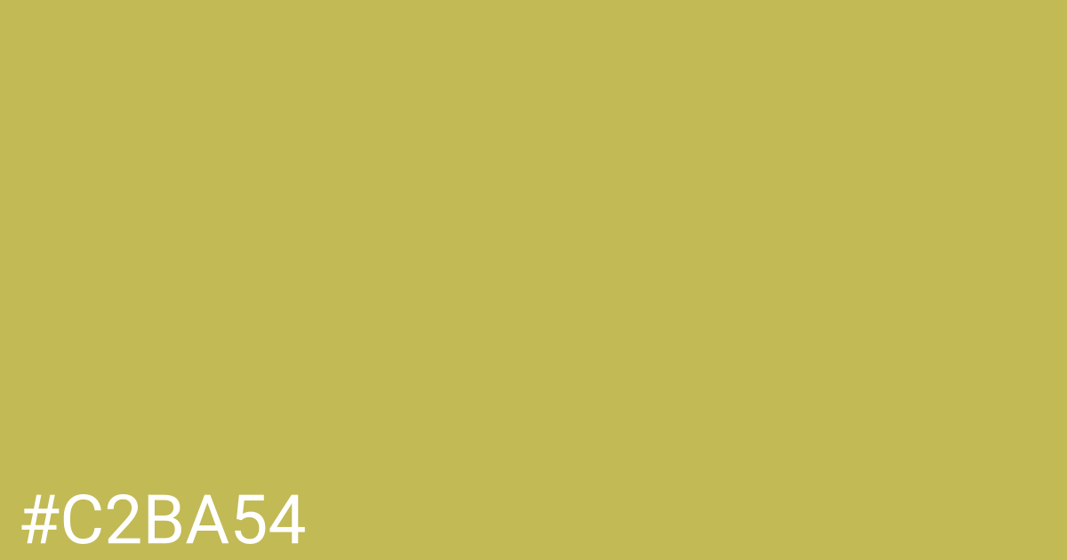 Hex color #c2ba54 graphic