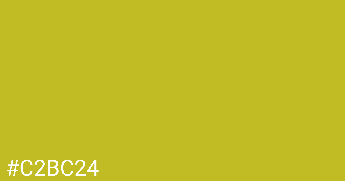 Hex color #c2bc24 graphic