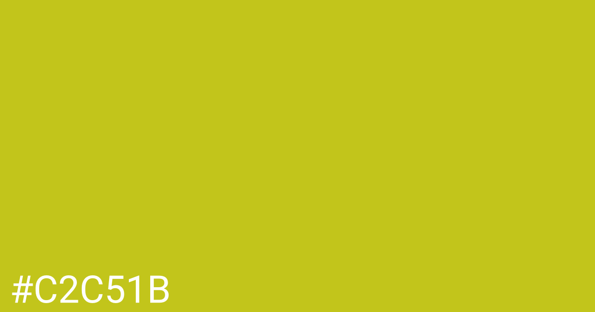 Hex color #c2c51b graphic