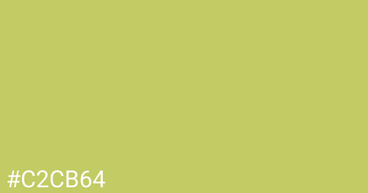 Hex color #c2cb64 graphic