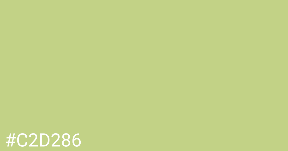 Hex color #c2d286 graphic