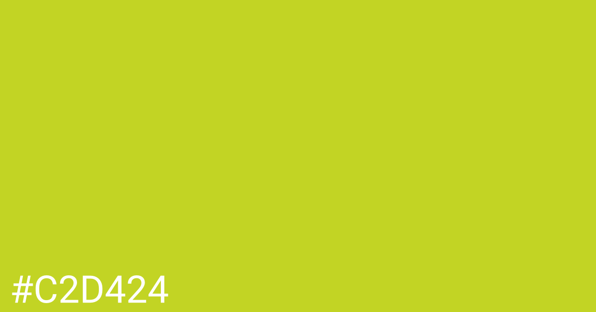 Hex color #c2d424 graphic