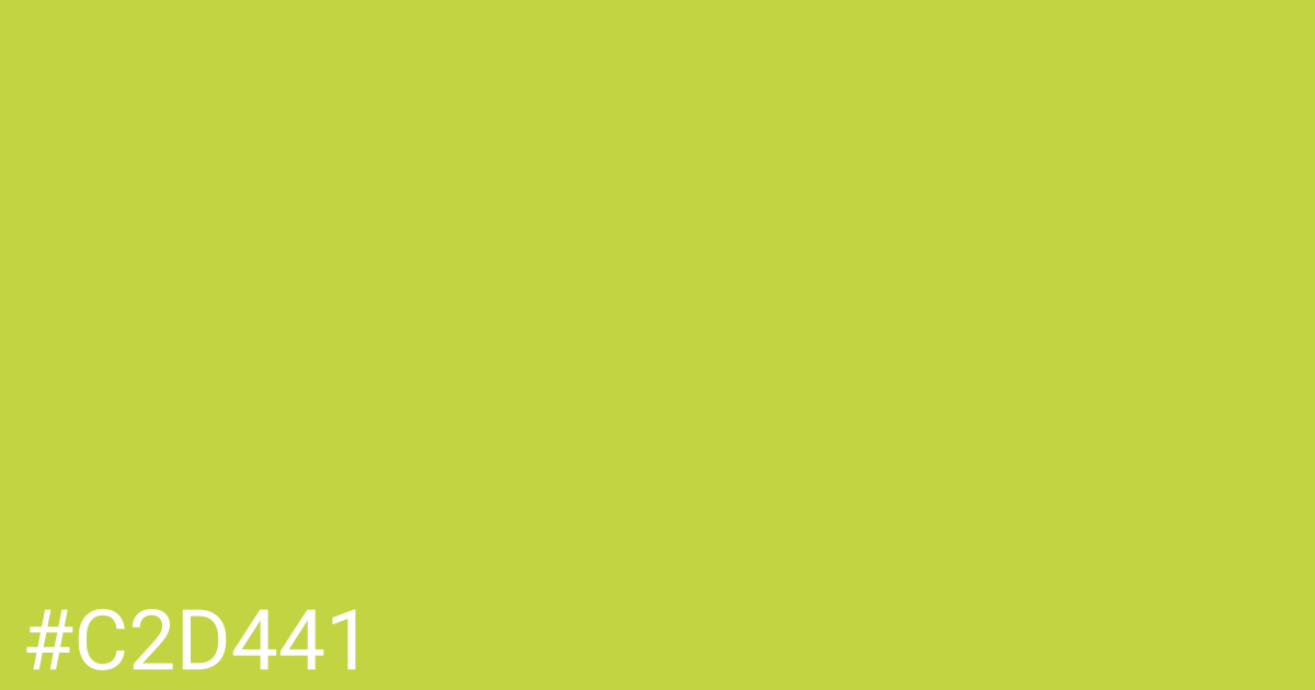 Hex color #c2d441 graphic