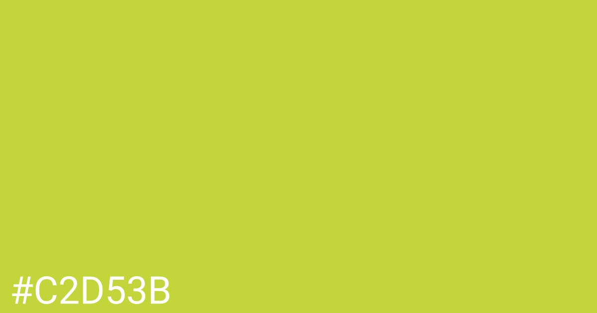 Hex color #c2d53b graphic