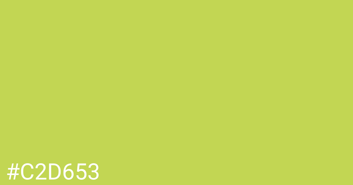 Hex color #c2d653 graphic