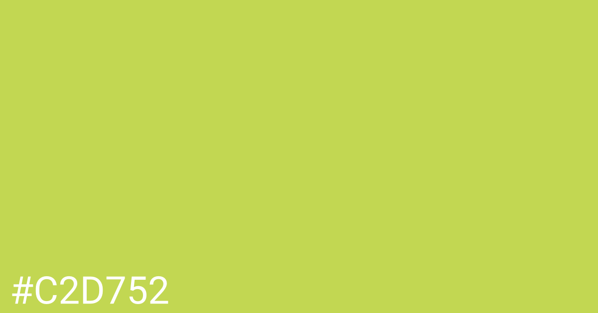 Hex color #c2d752 graphic