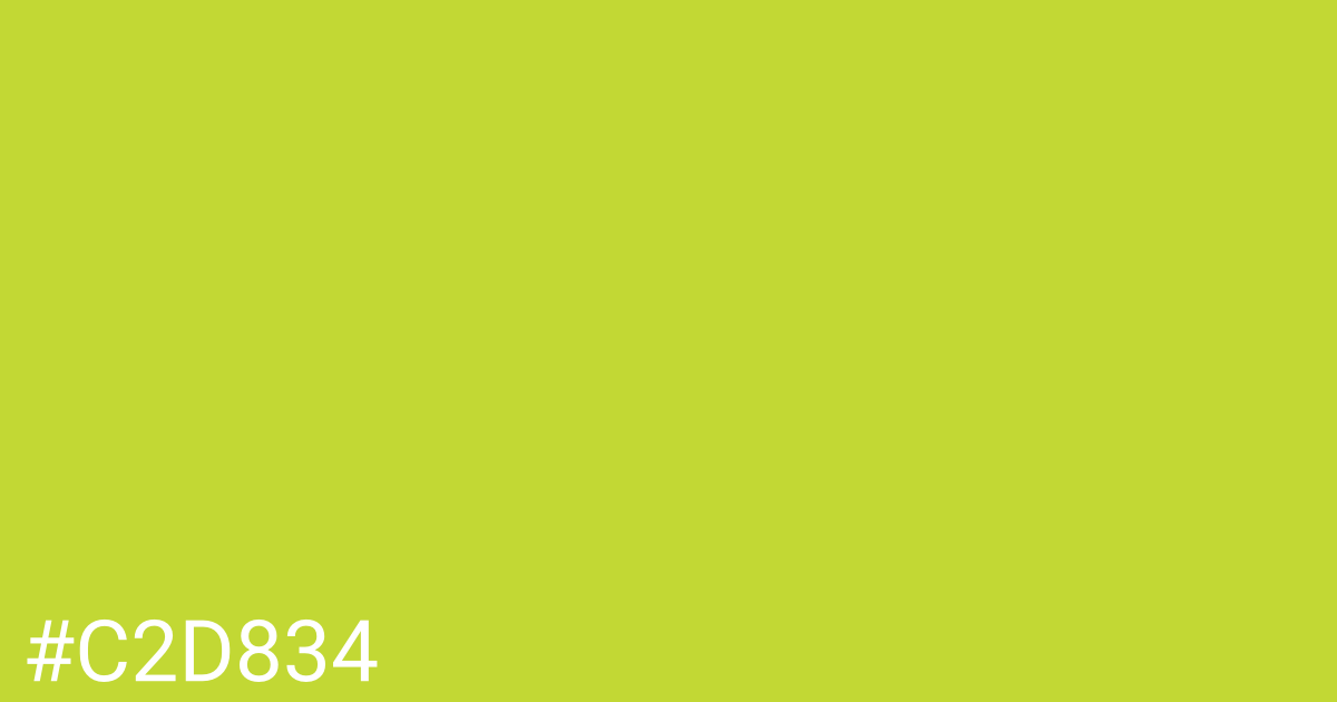 Hex color #c2d834 graphic