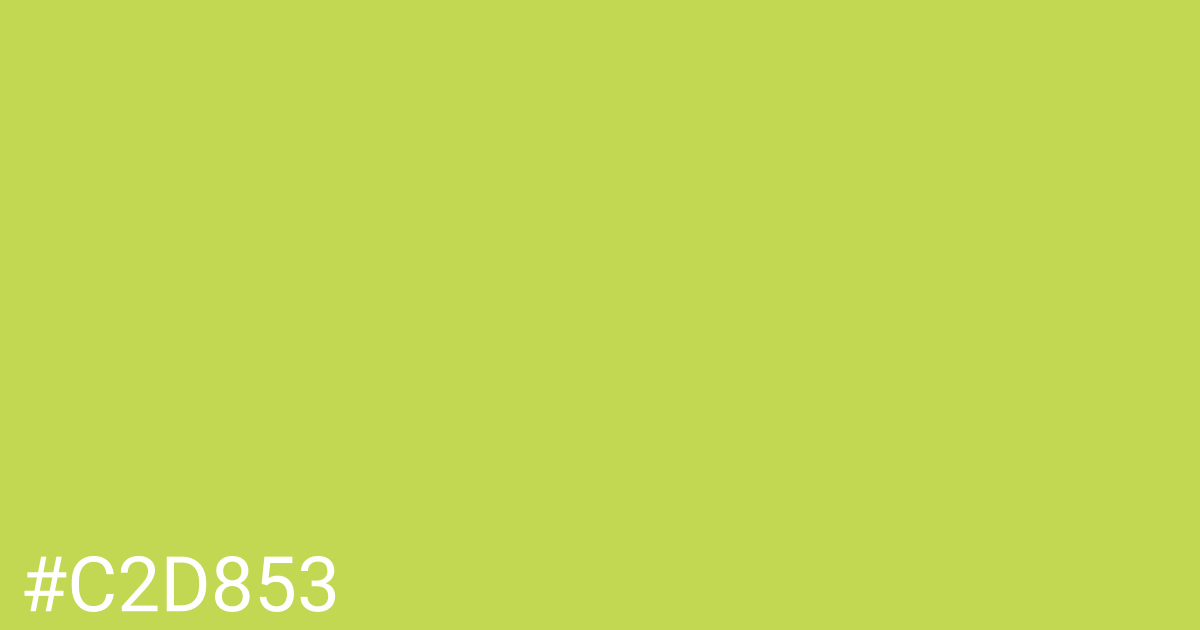 Hex color #c2d853 graphic