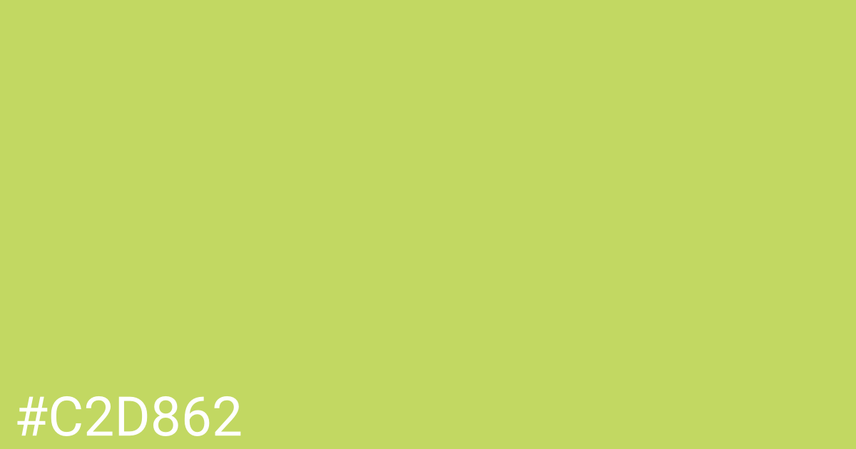 Hex color #c2d862 graphic