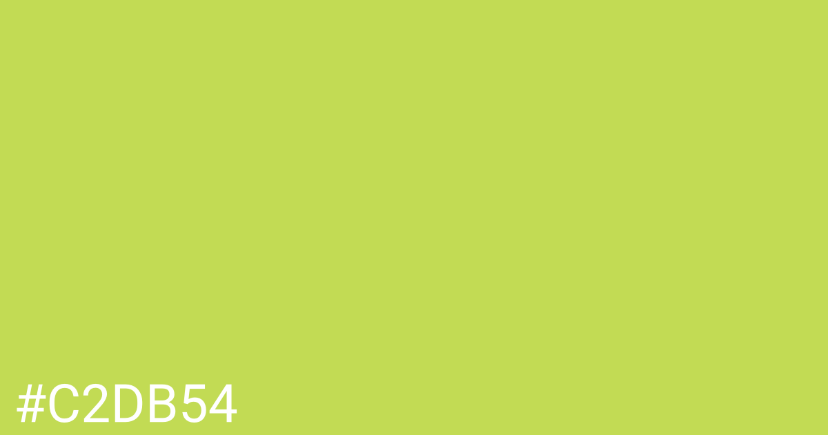 Hex color #c2db54 graphic