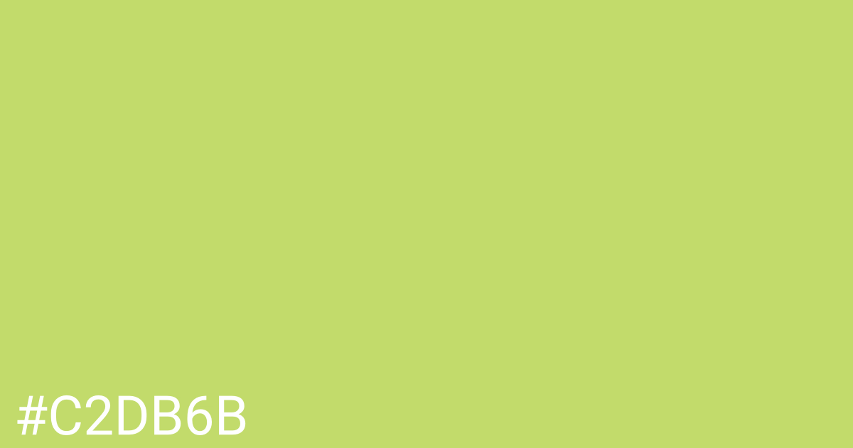 Hex color #c2db6b graphic