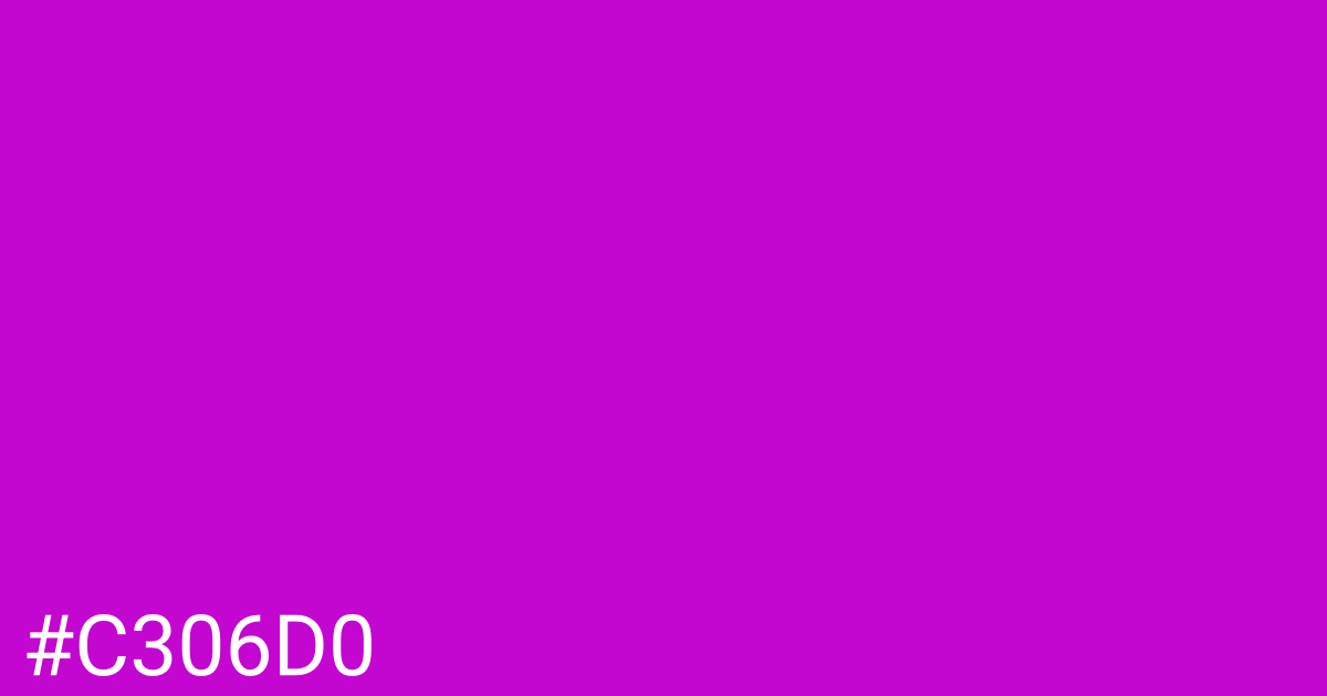 Hex color #c306d0 graphic