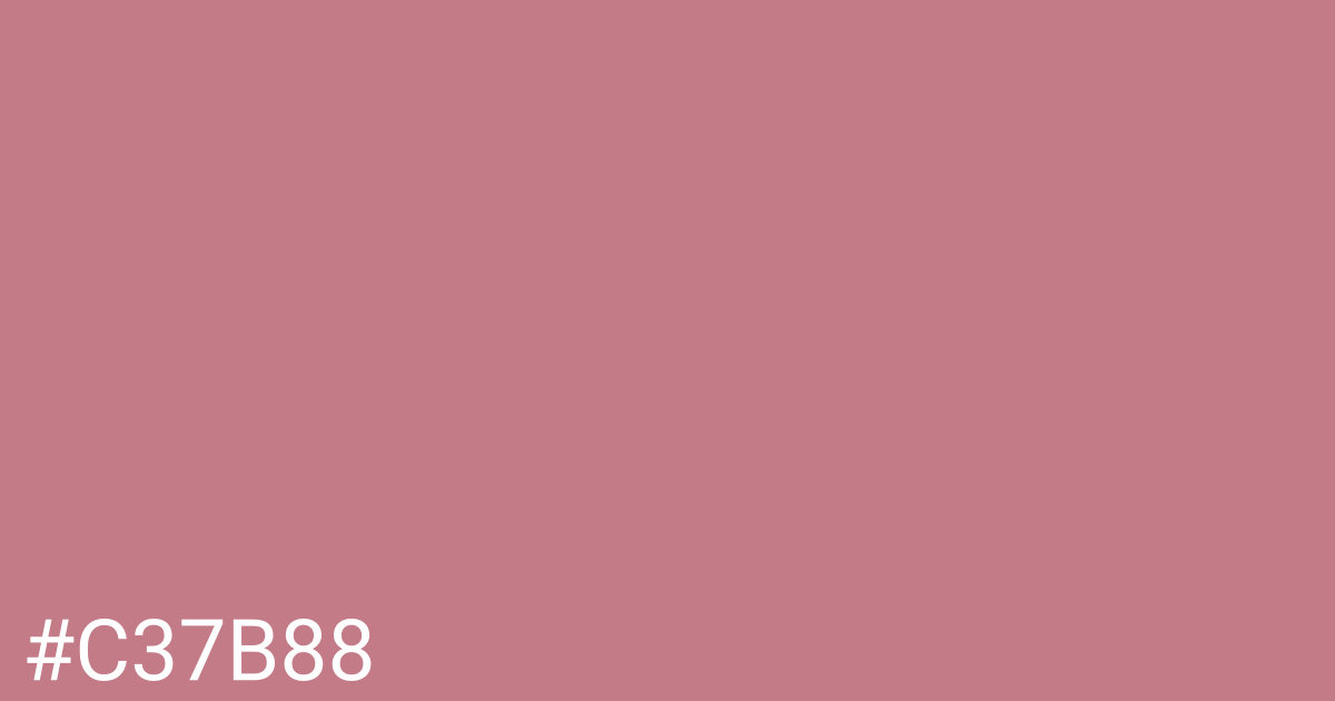 Hex color #c37b88 graphic