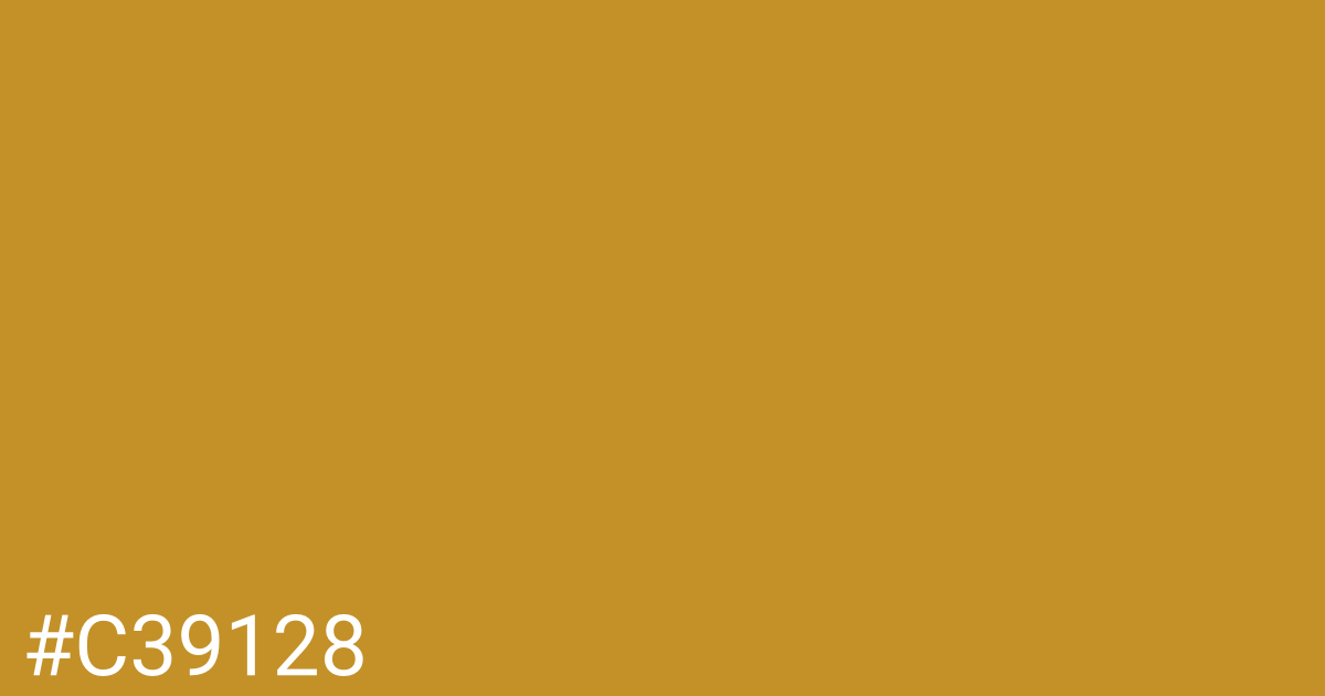 Hex color #c39128 graphic