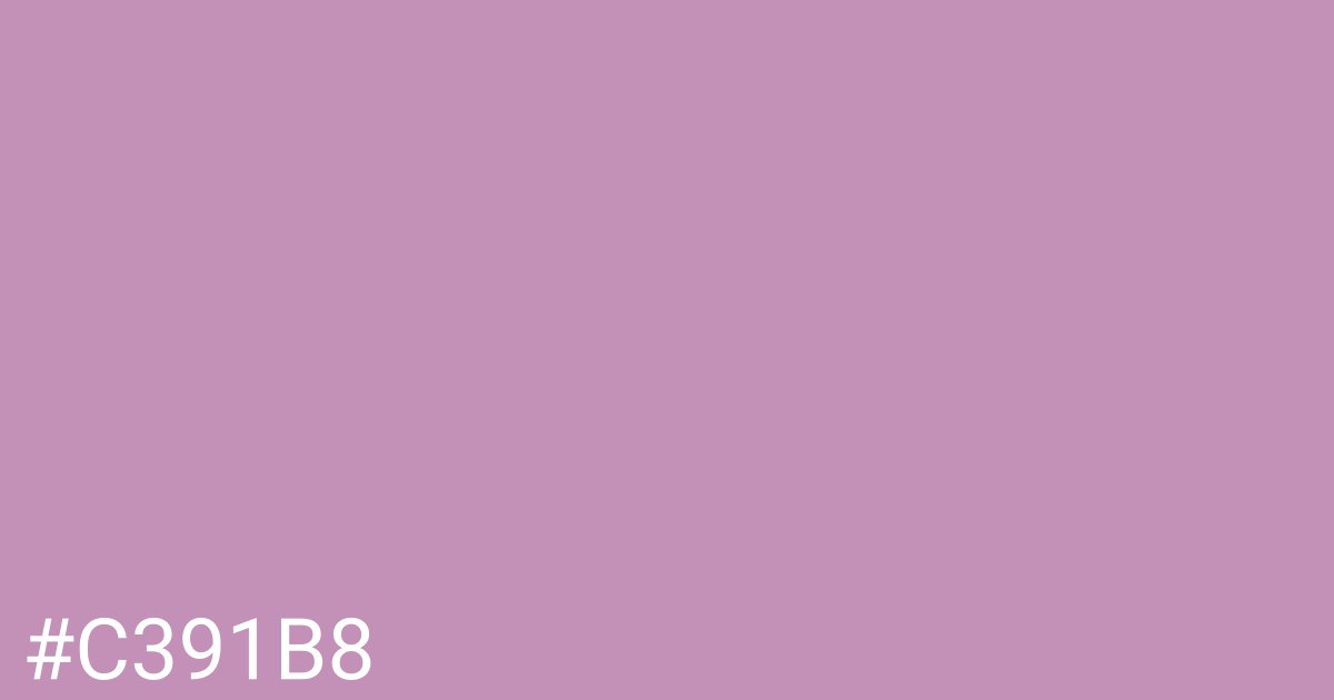 Hex color #c391b8 graphic