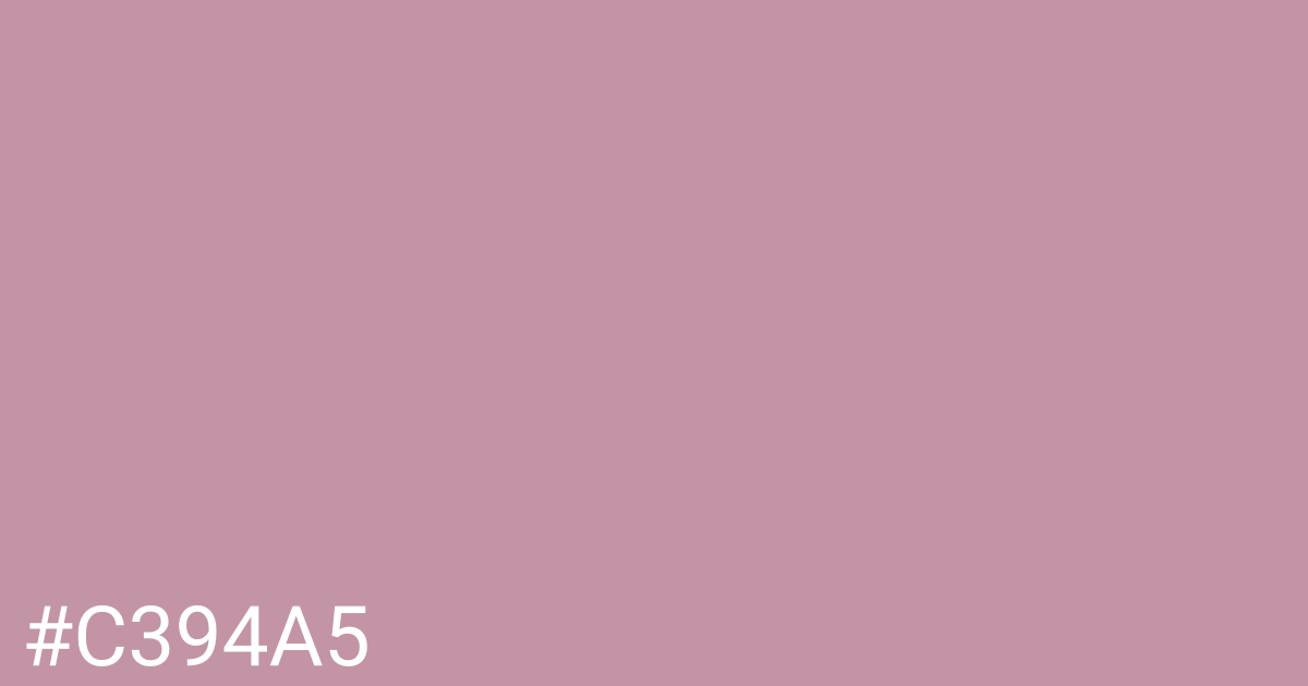 Hex color #c394a5 graphic