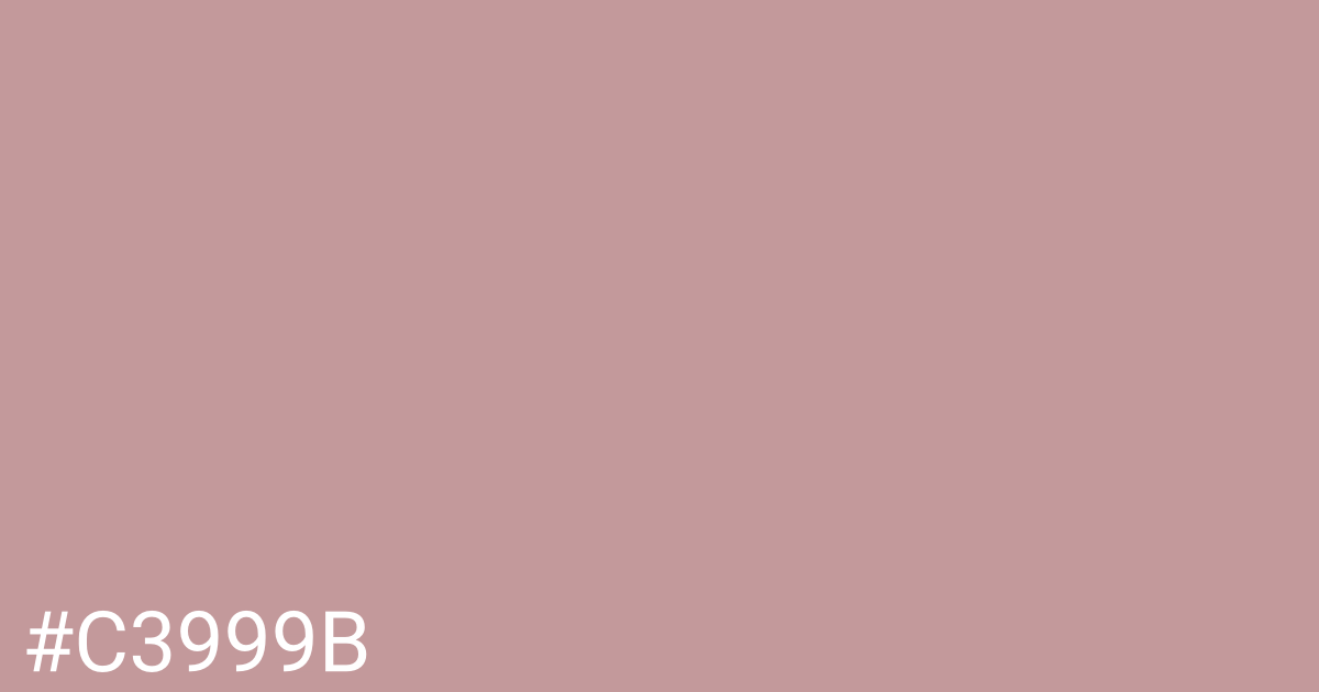 Hex color #c3999b graphic