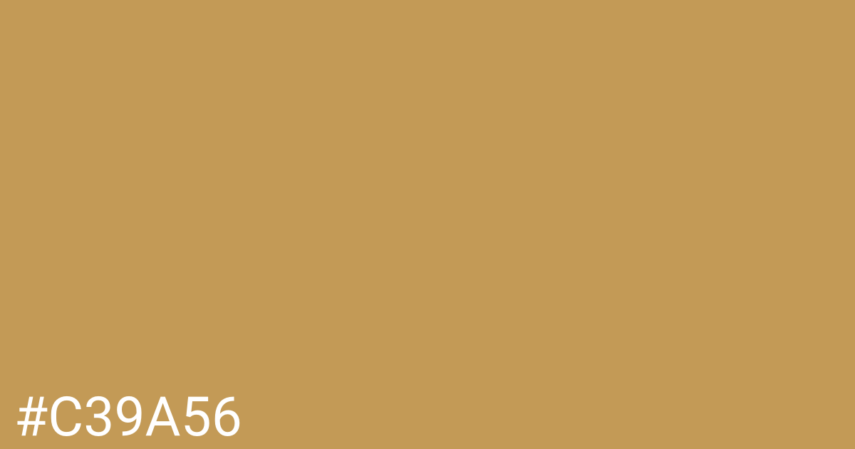 Hex color #c39a56 graphic